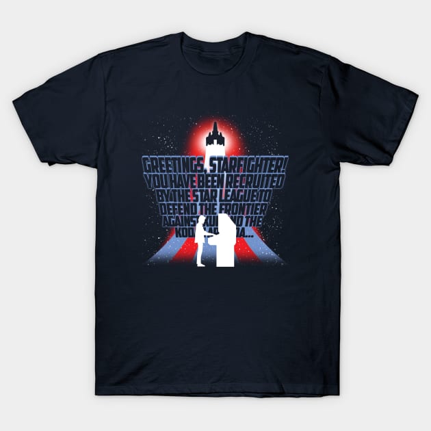 Greetings, Starfighter! T-Shirt by tonynichols